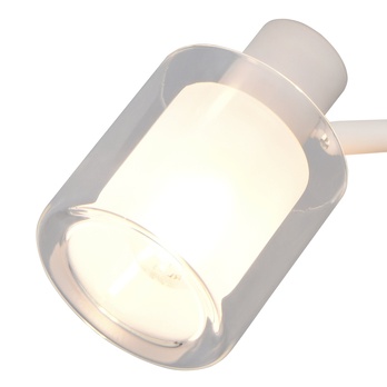 Stolní lampa NERALO šedobéžová/bílá 1