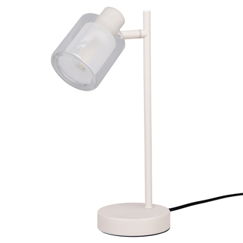 Stolní lampa NERALO šedobéžová/bílá 2