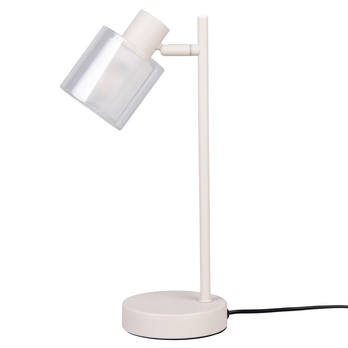 Stolní lampa NERALO šedobéžová/bílá 5