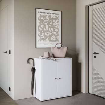 Botníková skříň NEREA 014 bílá 1