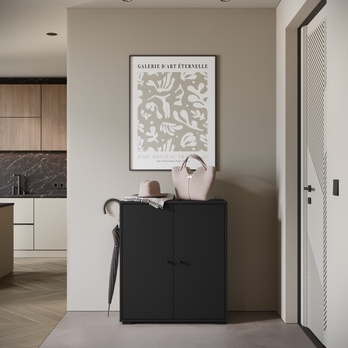 Botníková skříň NEREA 014 černá 2