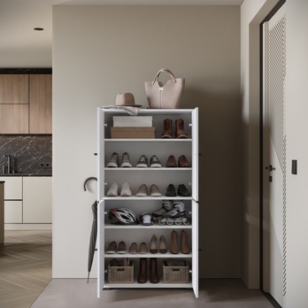 Botníková skříň NEREA 020 bílá 3