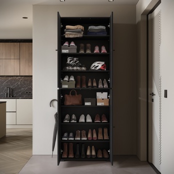 Botníková skříň NEREA 023 černá 3