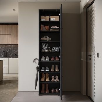 Botníková skříň NEREA 026 černá 3