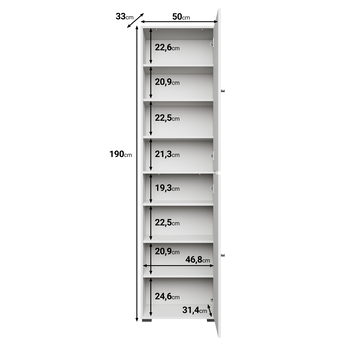 Botníková skříň NEREA 026 černá 5