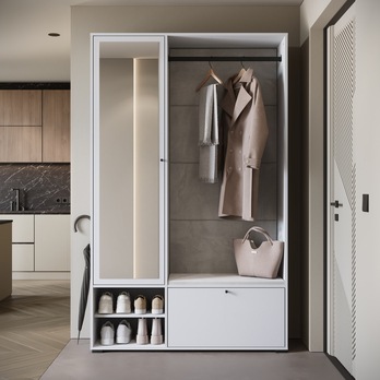 Předsíňová stěna NEREA II bílá 2