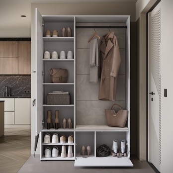 Předsíňová stěna NEREA II bílá 3