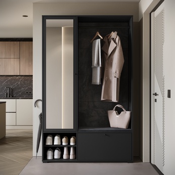 Předsíňová stěna NEREA II černá 2