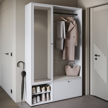 Předsíňová stěna NEREA II bílá 1