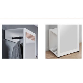 Předsíňová stěna NEREA bílá 3