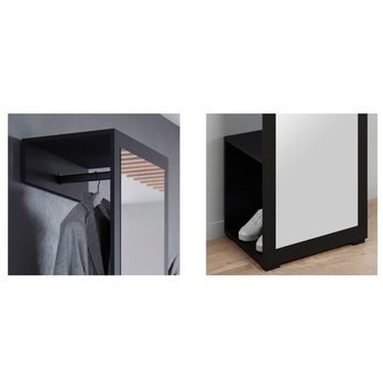 Předsíňová stěna NEREA černá 3