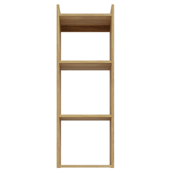 Nástěnný regál NESRYN dub mauvella, výška 97 cm 2