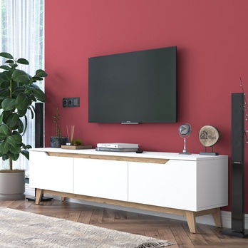 TV komoda  NESS bíla/dub 5