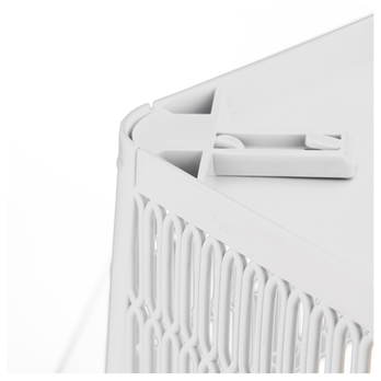 Stohovatelný košík NESTA M bílá 3