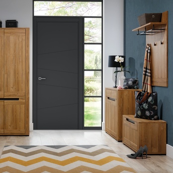 Předsíňový panel NEW YORK Y13 dub grandson/grafit 1