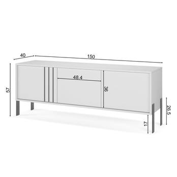 TV stolek NEXO dub artisan 4