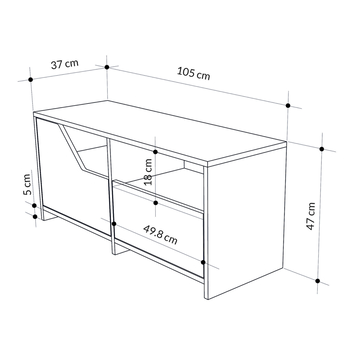 Botníková lavice NEXUS bílá/šedá 5