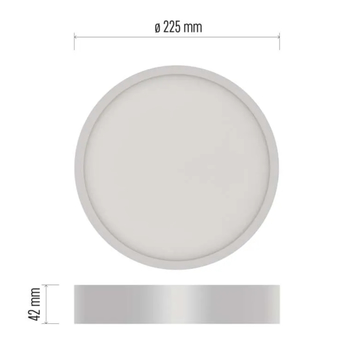 Stropní svítidlo NEXXO 2 bílá, průměr 22,5 cm 7