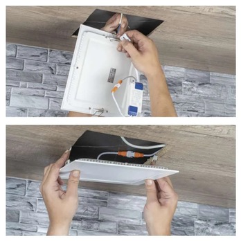 Stropní podhledové svítidlo NEXXO bílá, šířka 17 cm 7