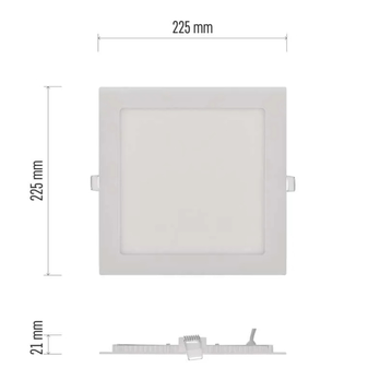 Stropní podhledové svítidlo NEXXO bílá, šířka 22,5 cm 8