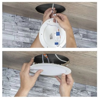 Stropní podhledové svítidlo NEXXO bílá, průměr 17 cm 7