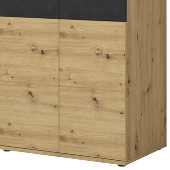 Šatní skříň NICOLAS dub artisan 2