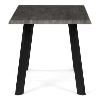 Jídelní stůl NIFON šedý dub/černá, šířka 140 cm 2
