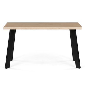 Jídelní stůl NIFON divoký dub/černá, šířka 140 cm 3