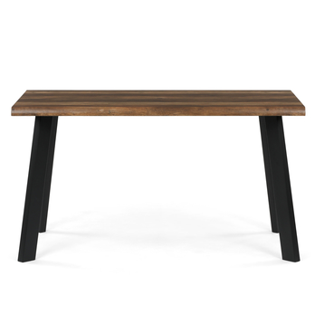 Jídelní stůl NIFON staré dřevo/černá, šířka 140 cm 3