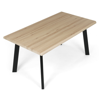 Jídelní stůl NIFON divoký dub/černá, šířka 160 cm 4