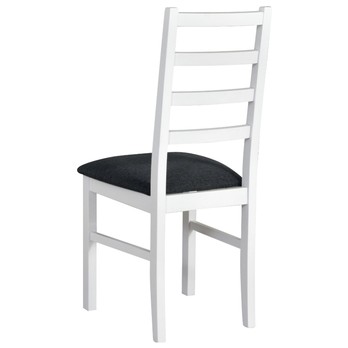 Jídelní židle NILA 8 bílá/černá 1