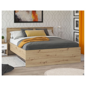 Postel NIMONA dub artisan, 160x200 cm 1