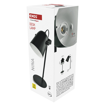 Stolní lampa NINA černá 3
