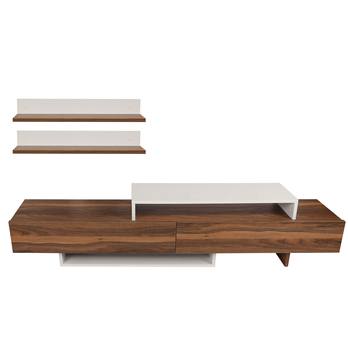 TV sestava NIRVANA teak/bílá 3
