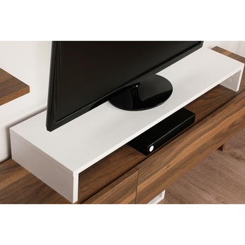 TV sestava NIRVANA teak/bílá 7