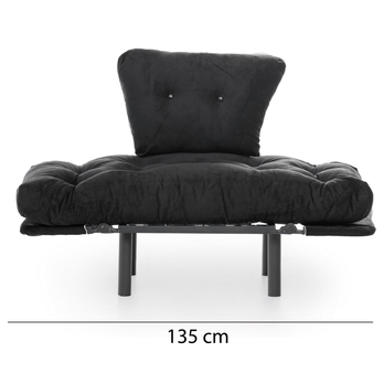 Křeslo NITTA černá 3