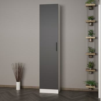 Předsíňová skříň  NOAH 1 bílá/antracitová 1