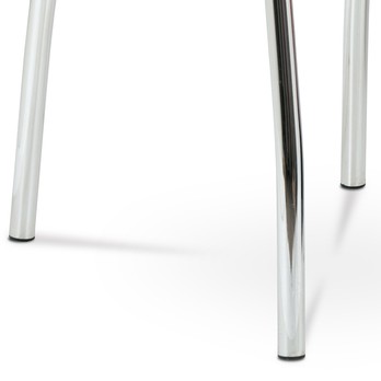 Jídelní židle  NOEMI lanýžová/kov 3