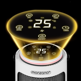 Ohřívač/ventilátor NOISE 1 bílá, 2000W 7