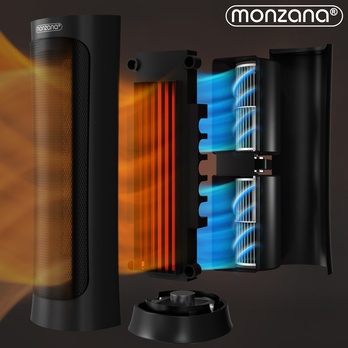 Ohříváč/ventilátor NOISE černá, 2000W 4
