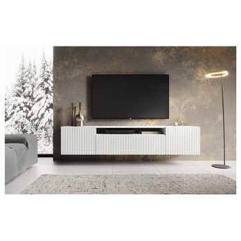 Závěsný TV stolek NONIE bílá 1