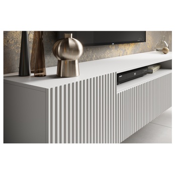 Závěsný TV stolek NONIE bílá 3