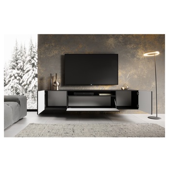 Závěsný TV stolek NONIE černá 2