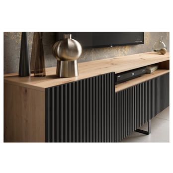 TV stolek NONIE dub artisan/černá 4