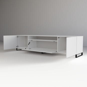 TV stolek NONIE bílá 2