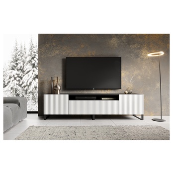 TV stolek NONIE černá/bílá 1