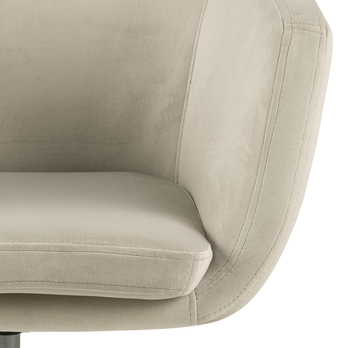 Kancelářská židle  NORA světle hnědá/černá 7