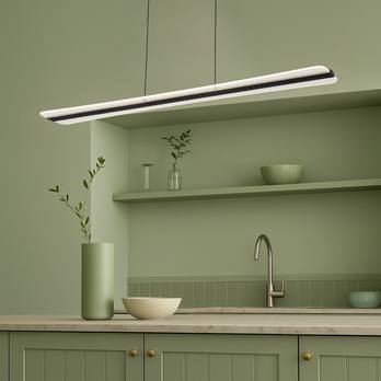 Závěsné svítidlo NORAEL černá/průhledná 1