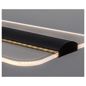 Závěsné svítidlo NORAEL černá/průhledná 4