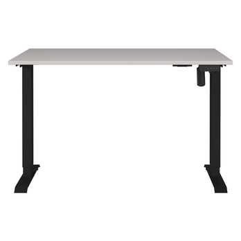 Psací stůl NORDA kašmírová/černá, šířka 120 cm 1